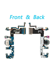 Gennext Samsung Galaxy S9 Plus SM-G965U USB Charger Charging Port Dock Connector Ribbon Flex Cable Mic Board Replacement, Multicolour