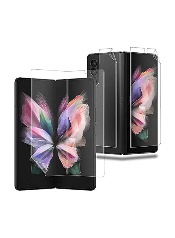 

Generic Samsung Galaxy Z Fold 3 Hydrogel TPU Film Screen Protector Cover, Clear
