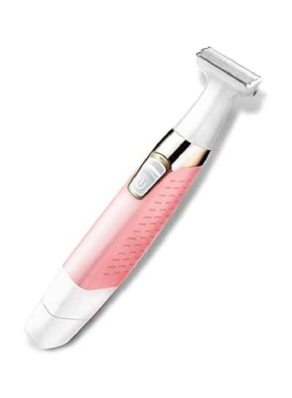 

Generic Eyebrow and Facial Trimmer Wet & Dry for Women, Pink/White