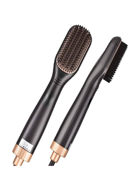 One Step Professional Hot Air Brush Blow Dryer Comb, Hair Brush Straightener, Hair Dryer Brush, Black