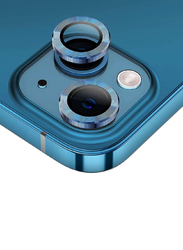 Gennext Apple iPhone 14 Plus 9H Tempered Glass Camera Lens Protector, Blue