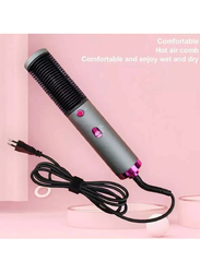 Gennext 3 in 1 Hot Air Comb Hair Straighter, Grey