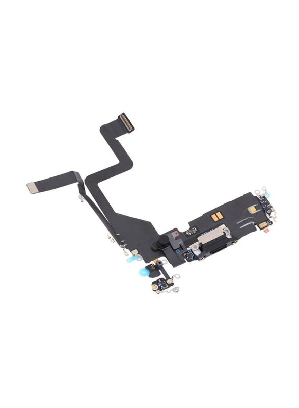 Gennext Apple iPhone 14 Pro Replacement Charging Port Jack Flex Cable, Black