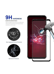 Gennext Asus ROG Phone 7 Full Glue Tempered Glass Screen Protector, Clear