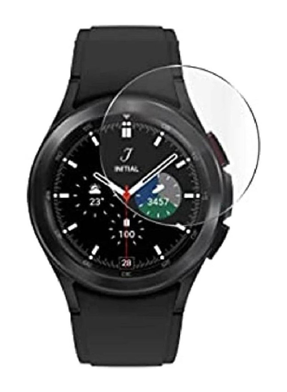 Gennext Tempered Glass Screen Protector for Samsung Galaxy Watch 4 Classic 46mm, Clear