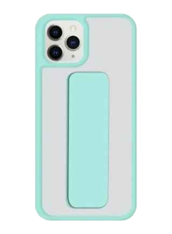 Zoomee Apple iPhone 12 Pro Max Mobile Phone Case Cover with Handgrip, Turquoise