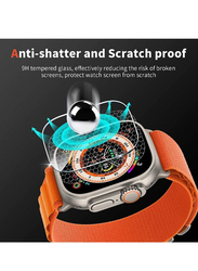 Anti Scratch HD Bubble Free Tempered Glass Screen Protector for Apple Watch Ultra 49mm, Clear