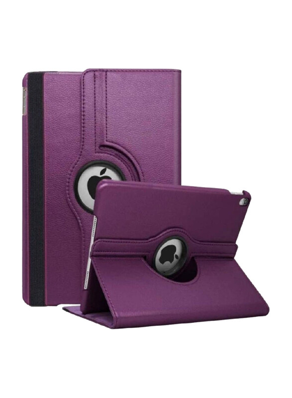 

Gennext Apple iPad 9.7-inch 6th/5th Gen 2018/2017/iPad Air 2 360 Degree Rotating Stand Protective Case Cover with Auto Sleep Wake, Purple