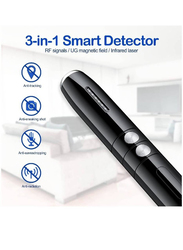 5 Levels Sensitivity Anti Spy Hidden Devices Detector for Home Office & Travel Car, Black