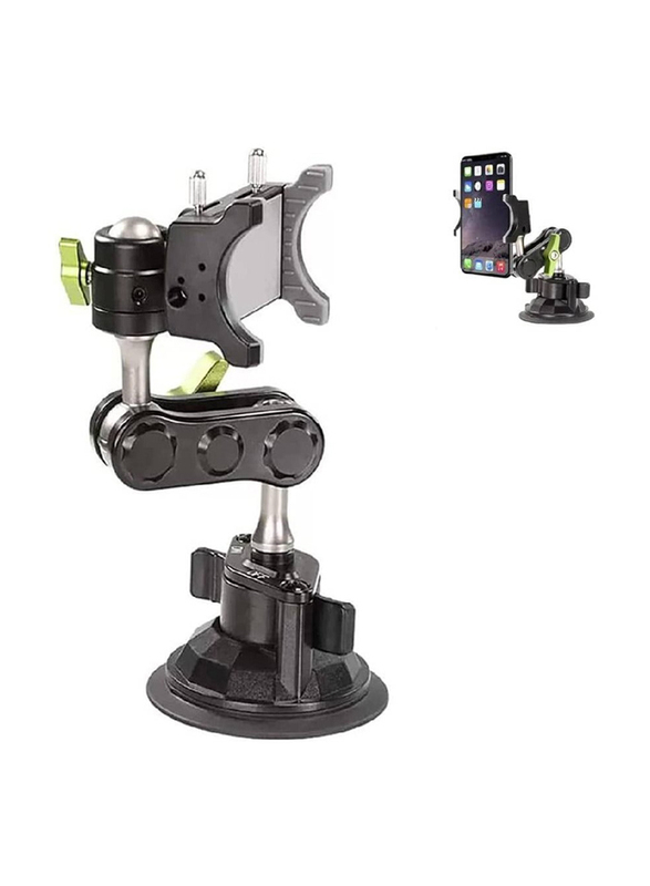 Gennext Universal Head Arm New 360° Rotating Car Phone Holder, Black