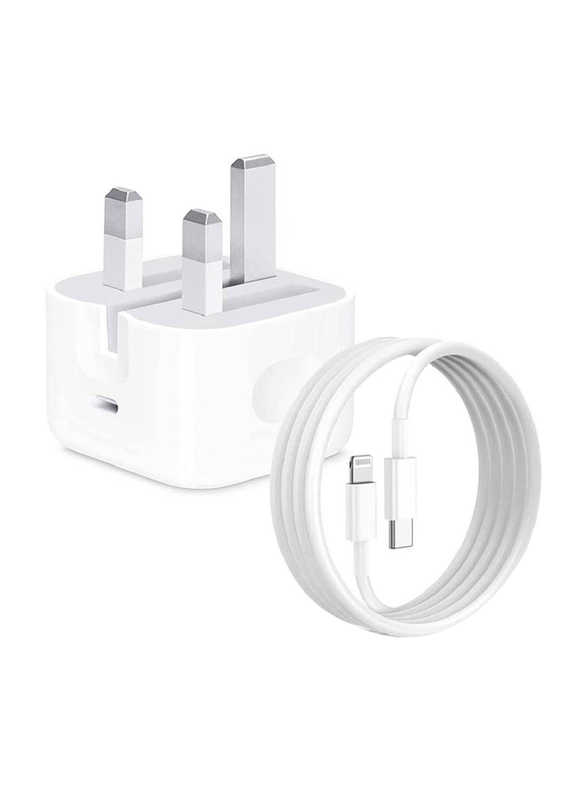 Gennext Original Fast Charging Ku Plug Wall Charger with USB Type-C Port PD Power Adapter, 35W, White