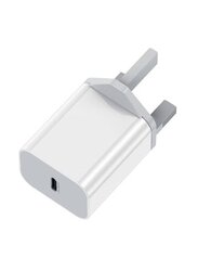 Gennext 20W USB Type C Charger Plug PD Fast Charge Wall Adapter for Apple iPhone, White