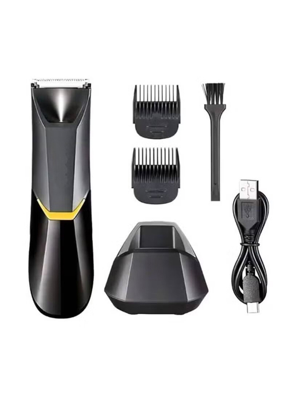 Gennext Professional Body Hair Trimmer, KM-3208, Black/Yellow