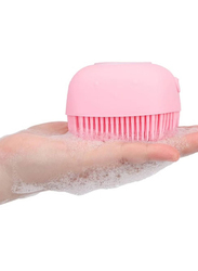 Silicone Body Brush Shower Scrubber With Gel Dispenser Function Soft Bath Shower Loofah Massage Brush, 1 Piece