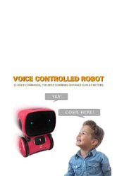 Smart Talking Robots With Voice Controlled & Touch Sensor, Ages 3+