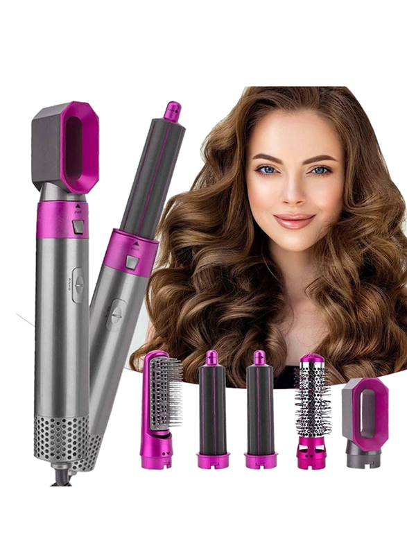 Gennext 5-in-1 Detachable Multifunctional Dryer Styling Tool for All Hairstyle, Multicolour