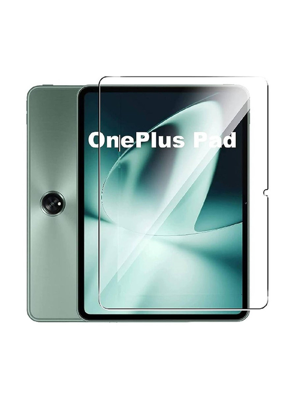 OnePlus Pad 11 Screen Protector Premium 9H Hardness 2.5D Round Edge Tempered Glass Screen Protector, Clear