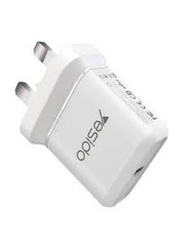 Yesido 18W Type-C Quick Charger, White