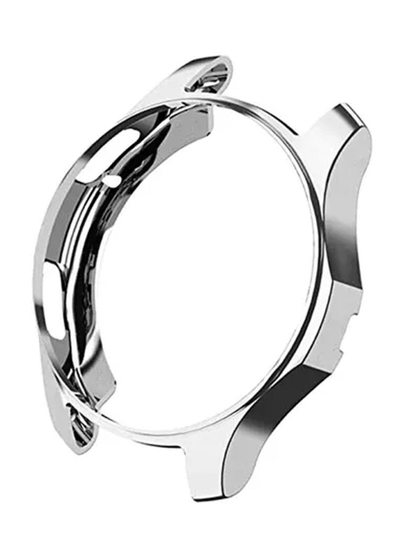 Zoomee Protective Case Cover for Samsung Galaxy Watch 46mm, Silver