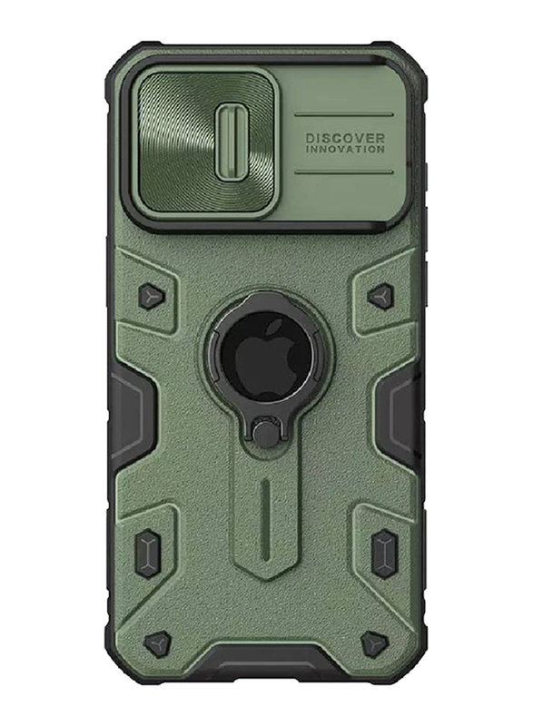 Gennext Apple iPhone 15 Pro 6.7-inch 2023 Cam Shield Armor Mobile Phone Case Cover, Green