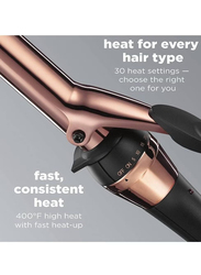 Gennext Titanium 1-Inch Curling Iron Barrel Produces Classic Hair Curls, Rose Gold