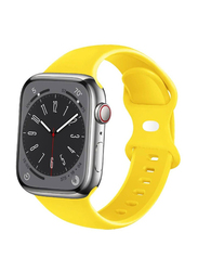 Gennext Silicone Band for Apple Watch 42mm/44mm/45mm/49mm, Yellow