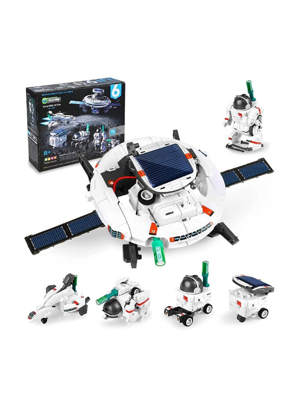 Gennext 6-in-1 Stem Robot Toy Building Kits Projects Toy, Ages 8+, Multicolour