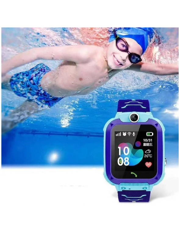 Bluetooth Kids Smartwatch with Waterproof, GPS, Blue