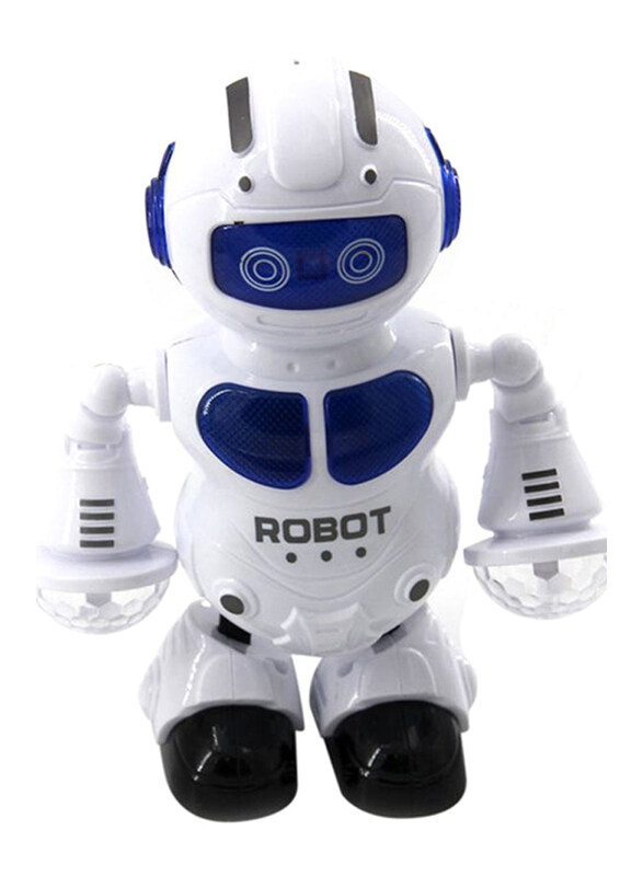 

Generic Cool Dance Robot Play Toy, White/Blue