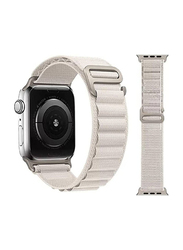 Zoomee Replacement Nylon Loop Strap Compatible with Apple Watch Series 8/8 Ultra, Grey