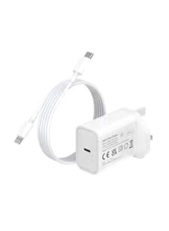 Gennext 20W Fast Charge USB-C Power Adapter for Apple Devices, White