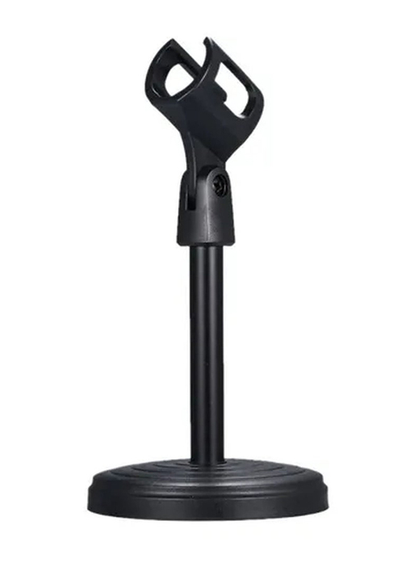 

Generic Adjustable Microphone Stand With Mount, Black