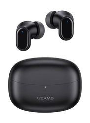 Usams BH11 Wireless In-Ear BT 5.1 TWS Ear Buds with Noise Reduction Low-Latency Gaming Headphone, Black