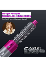 5 in 1 Hot Air Hair Styler Dryer, Grey/Pink