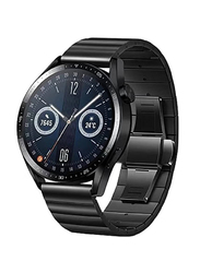 Gennext Replacement Stainless Steel Strap for Huawei Watch GT2 Pro 22mm/Porsche style Band for Huawei GT4 46mm/Watch 4 Pro/watch 4/watch Ultimate/Huawei GT3 46mm/Watch 3/Watch 3 Pro/GT3 Pro, Black