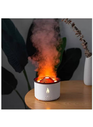 Gennext Flame Aroma Diffuser Night Light Humidifier, White