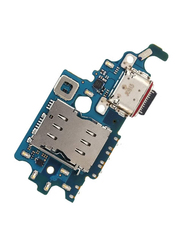 Flex Cable Type C Connector Charger Dock Replacement Board for SM-G991U Samsung Galaxy S21, Green