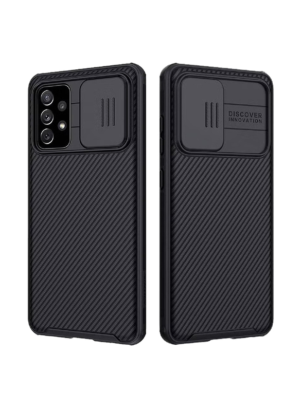 Nillkin Samsung Galaxy A72 CamShield Slim case Protective with Camera Protector Hard PC TPU Ultra Thin Anti-Scratch Mobile Phone Back Case Cover, Black