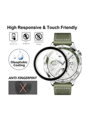 Protective HD Clarity Anti-Scratch Bubble-Free Dust-Free Premium Tempered Glass Screen Protector for Huawei Watch GT 4 46mm, Clear