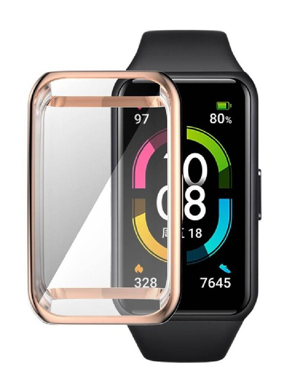 

Gennext Soft TPU Cover for Honor Band 6, Rose Gold