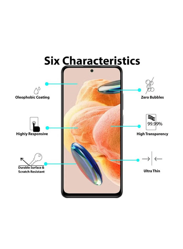 Gennext Xiaomi 13 Ultra Bubble Free, Anti-Scratch, Anti-Fingerprint, 9H Hardness Tempered Glass Screen Protector, Clear