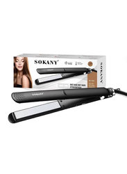 Sokany Wet & Dry Hair Straightener, SK-1903, Black