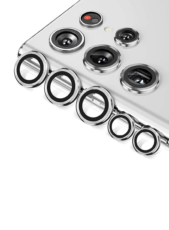 Gennext Samsung Galaxy S23 Ultra Camera Lens Protector, Silver