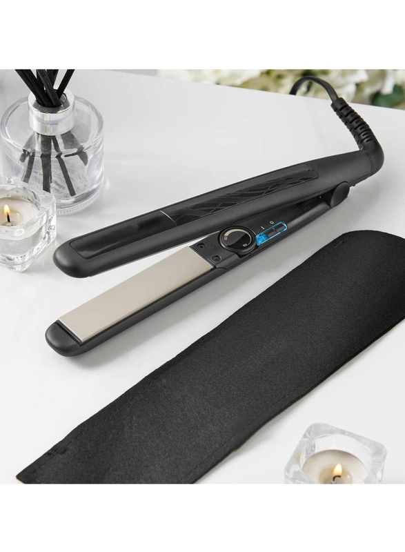 Gennext Ceramic Straight 230 Hair Straightener, 15 Seconds Heat Up Time with Variable Temperature Setting, Black