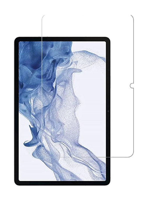 Samsung Galaxy Tab S8 Plus Premium 9H Hardness Round Edge Tempered Glass Screen Protector, Clear