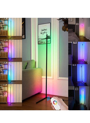 Gennext Ambient Background LED Corner Smart RGB Floor Lamp for Living Room & Bedroom, Multicolour