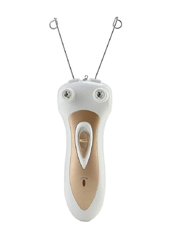 

Gennext Stay Wow Rechargeable Hair Removal Epilator, Brown/White