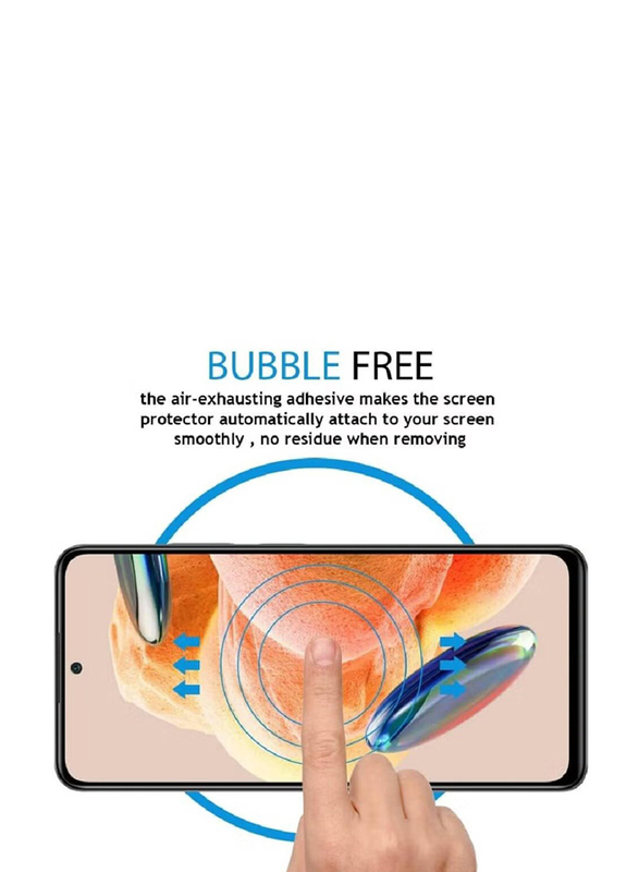 Gennext Xiaomi Poco F5 Pro Bubble Free Anti-Scratch Anti-Fingerprint 9H Hardness Tempered Glass Screen Protector, Clear