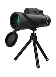 Telescope 40x60 HD Zoom Optic Lens Day Night Vision Monocular Telescope for Mobile, Black