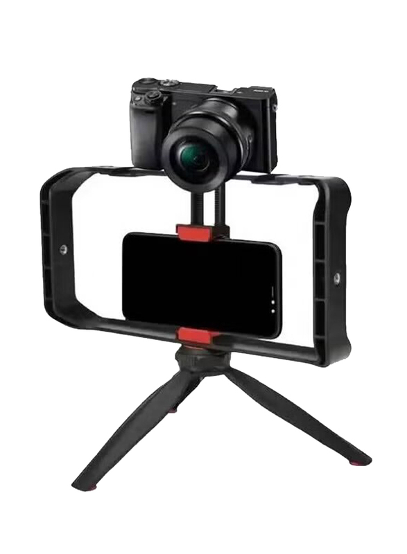 Gennext Universal Jmary Vlogging Video Lage Rig Kit for Smartphones, Black